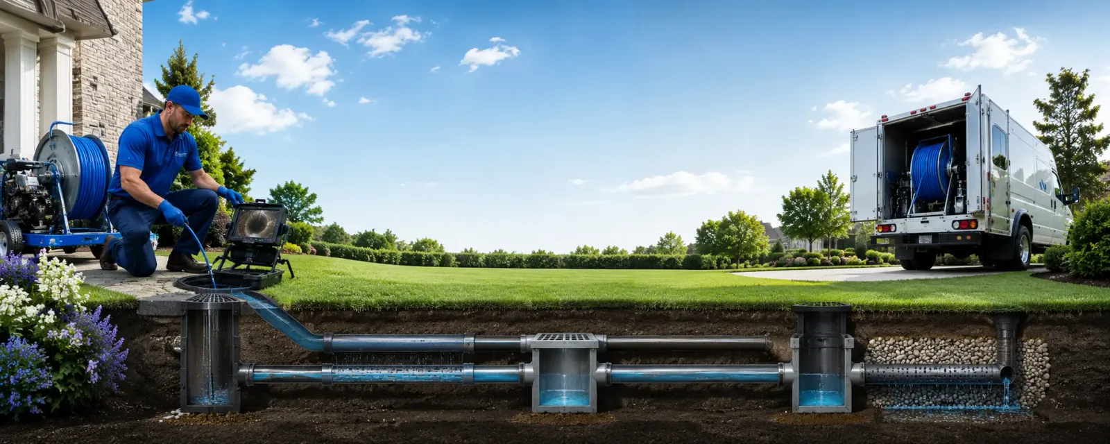 Outdoor drain cleaning information for Sweeden, KY